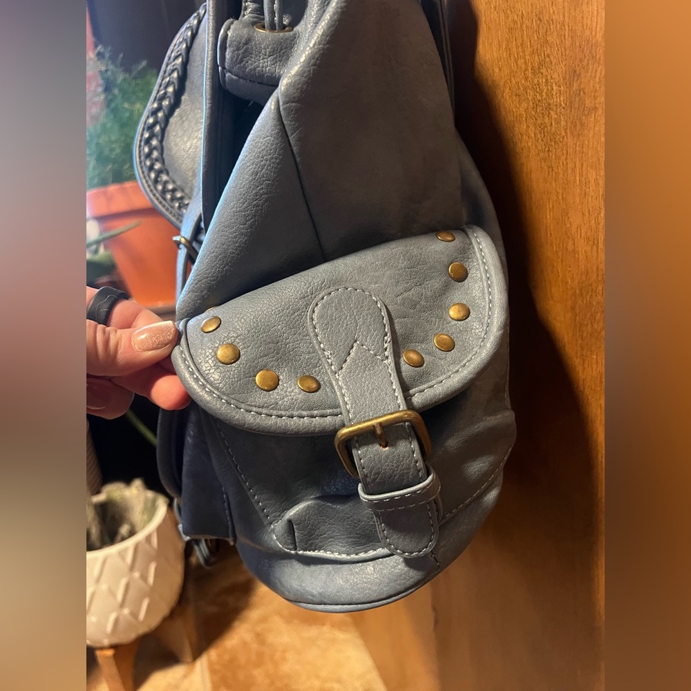 NWOT Montana West Faux Leather Conceal Carry Backpack - Picture 4 of 12